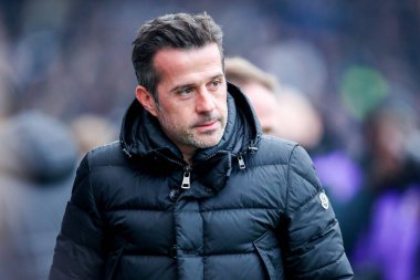 Fulham 'dan Marco Silva, 22 Aralık 2024' te Craven Cottage, Londra, İngiltere 'de oynanan Premier League maçından önce sahaya çıktı.