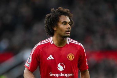 Manchester United 'ın 22 Aralık 2024' te Old Trafford, Manchester, İngiltere 'de oynadığı Premier League maçında Joshua Zirkzee ile karşı karşıya geldi.