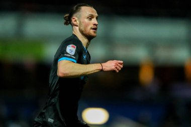 Will Keane of Preston North End in action during the Sky Bet Championship match Queens Park Rangers vs Preston North End at Matrade Loftus Road, London, United Kingdom, 21st December 2024 clipart