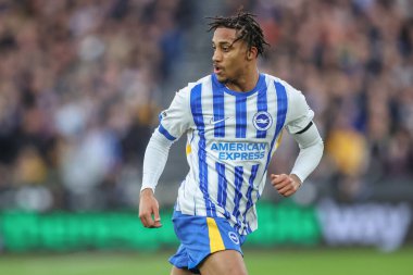 Brighton & Hove Albion takımından Joo Pedro Premier League maçında West Ham United, Brighton ve Hove Albion 'a karşı Londra Stadyumu' nda 21 Aralık 2024
