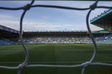 Reveie Stand 'ın Gök İddia Şampiyonası maçındaki genel görünümü Leeds United, Oxford United' a karşı Elland Road, Leeds, İngiltere, 21 Aralık 2024
