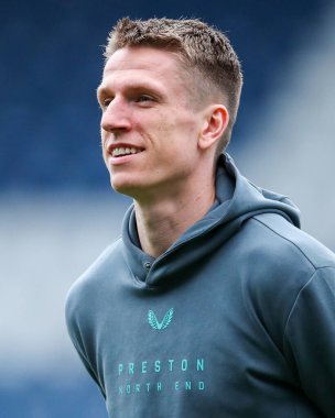 Preston North End 'den Emil Riis Jakobsen, 21 Aralık 2024' te Londra Matrade Loftus Yolu 'nda Queens Park Rangers - Preston North End maçından önce Matrade Loftus Yolu' na vardı.