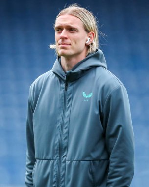 Preston North End 'den Stefan Thordarson 21 Aralık 2024' te Londra Matrade Loftus Yolu 'nda Queens Park Rangers ve Preston North End maçından önce Matrade Loftus Yolu' na vardı.