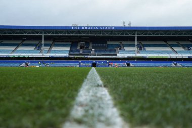 21 Aralık 2024 'te Londra Matrade Loftus Yolu' nda Queens Park Rangers ve Preston North End arasındaki Sky Bet Şampiyonası öncesi Matrade Loftus Yolu 'nun genel görüntüsü.