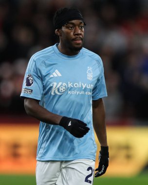 Nottingham Ormanı 'ndan Anthony Elanga Premier League maçı sırasında Brentford Nottingham Ormanı' na karşı Gtech Community Stadyumu, Londra, 21 Aralık 2024