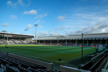 Premier Lig maçından önce Craven Cottage 'ın genel görünümü Fulham' a karşı Southampton, Londra, Birleşik Krallık, 22 Aralık 2024