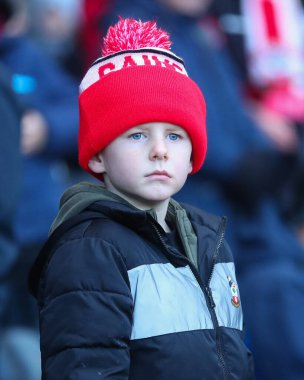 Southampton taraftarları Premier Lig maçından önce Craven Cottage, Londra, 22 Aralık 2024 'teki Fulham-Southampton maçından önce Craven Cottage' a geldiler.