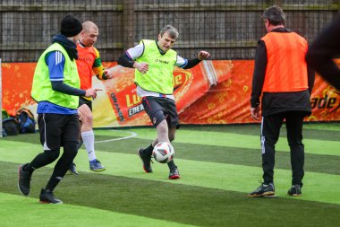 A local Power League in action prior to the Sky Bet Championship match Queens Park Rangers vs Preston North End at Matrade Loftus Road, London, United Kingdom, 21st December 2024 clipart