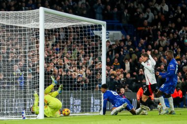 Chelsea 'den Levi Colwill, Premier League maçında Chelsea Fulham' a karşı Stamford Bridge, Londra, Birleşik Krallık 'ta 26 Aralık 2024' te oynanan maçta 2-0 berabere kaldı.