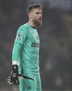 Wolverhampton Wanderers 'dan Jos S Premier League maçında Wolverhampton Wanderers, Manchester United' a karşı Molineux, Wolverhampton, Birleşik Krallık, 26 Aralık 2024