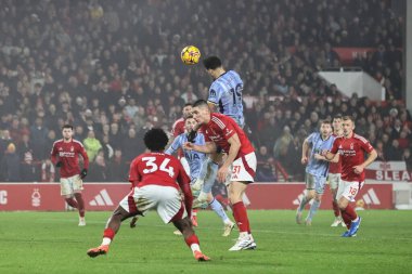 Tottenham Hotspur 'dan Dominic Solanke, Premier League maçında Nottingham Forest Tottenham Hotspur' a karşı 26 Aralık 2024 'te İngiltere' nin Nottingham şehrinde oynanan maçta köşeden gol çizgisine doğru ilerliyor.