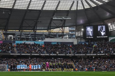 Premier Lig maçı sırasında Manchester City, Etihad Stadyumu 'nda Everton' a karşı 26 Aralık 2024