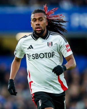 Fulham 'dan Alex Iwobi Premier Lig karşılaşmasında Chelsea Fulham' a karşı Stamford Bridge, Londra, Birleşik Krallık, 26 Aralık 2024