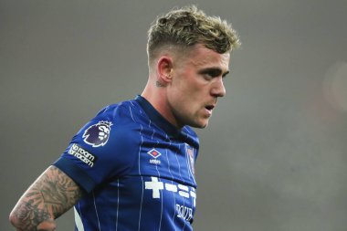 Ipswich Town 'dan Sammie Szmodics Premier League maçı sırasında Arsenal, Ipswich Town' a karşı Emirates Stadyumu, Londra, 27 Aralık 2024