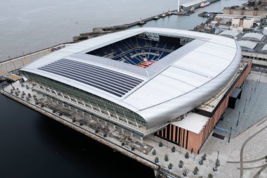Everton 'ın Bramley-Moore Rıhtımı' ndaki Yeni Arazisi, Liverpool, Birleşik Krallık, 29 Aralık 2024