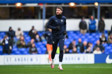 Blackpool 'dan James Husband maç öncesi ısınma maçında Sky Bet 1' e karşı Birmingham City, St. Andrew 's @ Knighthead Park, Birmingham, Birleşik Krallık' ta 29 Aralık 2024