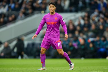 Wolverhampton Wanderers takımından Hwang Hee-Chan, Tottenham Hotspur 'a karşı Wolverhampton Wanderers maçında tepki gösterdi.