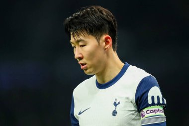 Tottenham Hotspur 'un oğlu Heung-min Premier Lig maçında Tottenham Hotspur Wolverhampton Wanderers' a karşı Tottenham Hotspur Stadyumu, Londra, 29 Aralık 2024 'te oynanan maçta üzgün görünüyor.