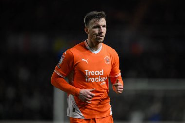 Blackpool 'dan Lee Evans Gökyüzü İddia Ligi 1 maçında Birmingham City - Blackpool St. Andrew' s @ Knighthead Park, Birmingham, Birleşik Krallık, 29 Aralık 2024