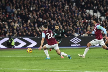 Liverpool 'dan Muhammed Salah Premier Lig maçında 9 Aralık 2024' te Londra Stadyumu 'nda West Ham United' a karşı Liverpool maçında 0-3 berabere kaldı.