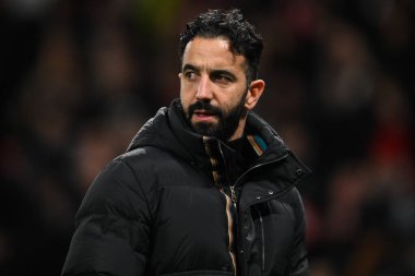 Manchester United 'ın Manchester United ile Newcastle United maçının ardından 30 Aralık 2024' te Old Trafford, Manchester, İngiltere 'de Ruben Amorim Menajeri