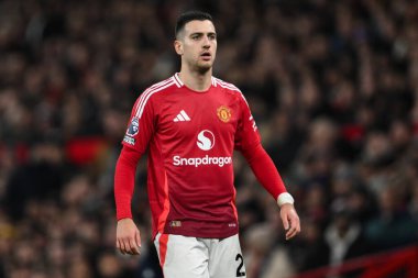 Manchester United ile Newcastle United 'ın 30 Aralık 2024' te Old Trafford, Manchester, İngiltere 'de oynadığı Premier League maçında Diogo Dalot