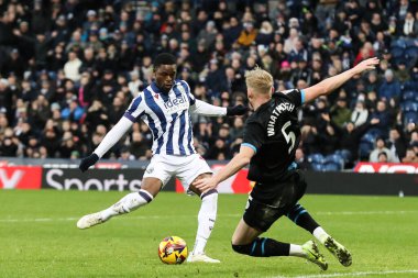 West Bromwich Albion 'dan Josh Maja, 1 Ocak 2025' te The Hawthorns, West Bromwich, Birleşik Krallık 'ta West Bromwich Albion - Preston North End maçında 3-0 berabere kalma golünü attı.