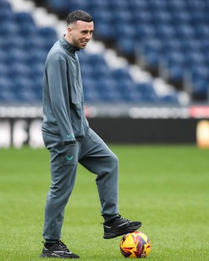 Preston North End 'den Sam Greenwood, 1 Ocak 2025' te İngiltere 'nin Hawthorns şehrinde West Bromwich Albion' a karşı Preston North End Sky Bet Şampiyonası karşılaşması öncesinde geldi.