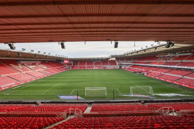 Riverside Stadyumu 'nun, Middlesbrough - Cardiff City maçı öncesinde Riverside Stadyumu, Middlesbrough, Birleşik Krallık, 4 Ocak 2024