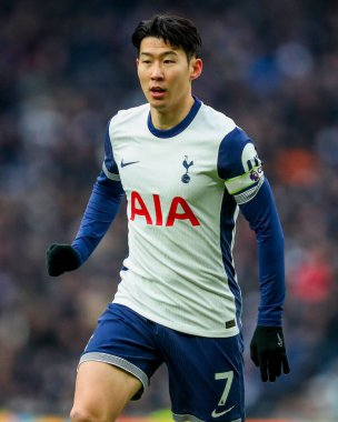 Tottenham Hotspur 'un oğlu Heung-min Premier League maçında Tottenham Hotspur, Newcastle United' a karşı Tottenham Hotspur Stadyumu, Londra, 4 Ocak 2024