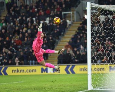 Leeds United takımından Ao Tanaka, Hull City 'den Ivor Pandur' u 4 Ocak 2024 'te MKM Stadyumu' nda oynanan Hull City - Leeds United maçında 1-1 yendi.
