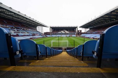 İngiltere 'nin Birmingham kentindeki Villa Park' ta oynanan Premier Lig karşılaşması öncesinde Aston Villa, Leicester City maçının genel görünümü, 4 Ocak 2024