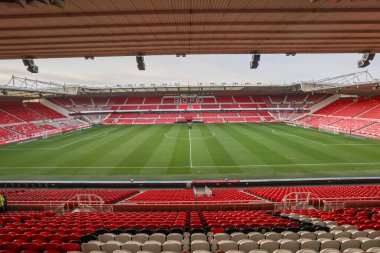 Riverside Stadyumu 'nun, Middlesbrough - Cardiff City maçı öncesinde Riverside Stadyumu, Middlesbrough, Birleşik Krallık, 4 Ocak 2024