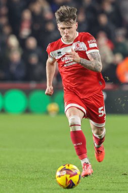 Middlesbrough 'dan Ben Doak, Middlesbrough - Cardiff City maçı sırasında Riverside Stadyumu, Middlesbrough, Birleşik Krallık, 4 Ocak 2025