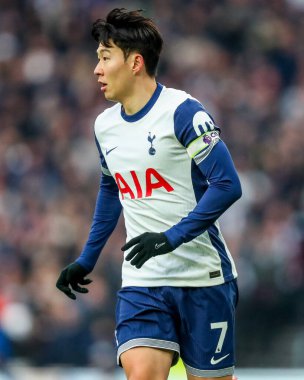 Tottenham Hotspur 'un oğlu Heung-min Premier League maçında Tottenham Hotspur, Newcastle United' a karşı Tottenham Hotspur Stadyumu, Londra, 4 Ocak 2024
