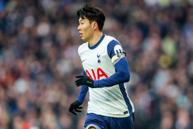 Tottenham Hotspur 'un oğlu Heung-min Premier League maçında Tottenham Hotspur, Newcastle United' a karşı Tottenham Hotspur Stadyumu, Londra, 4 Ocak 2024