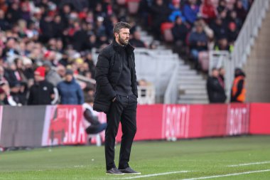 Middlesbrough 'un Michael Carrick Menajeri, Middlesbrough - Cardiff City maçı sırasında Riverside Stadyumu, Middlesbrough, Birleşik Krallık, 4 Ocak 202