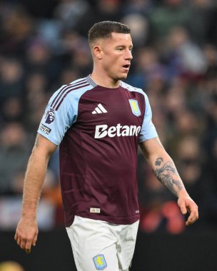 Aston Villa 'dan Ross Barkley Premier Lig maçında Aston Villa, Leicester City' ye karşı Villa Park, Birmingham, Birleşik Krallık, 4 Ocak 2024