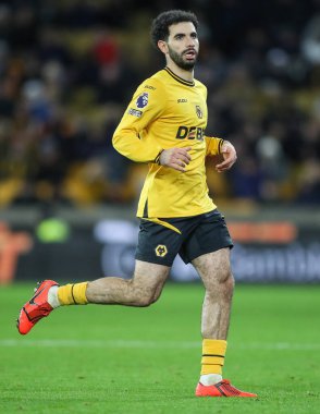 Rayan At-Nouri of Wolverhampton Wanderers during the Premier League match Wolverhampton Wanderers vs Nottingham Forest at Molineux, Wolverhampton, United Kingdom, 6th January 2025 clipart