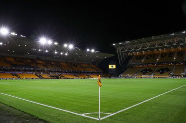 Wolverhampton Wanderers 'ın vatanı Molineux, Wolverhampton Wanderers maçı öncesinde Molineux, Wolverhampton, Birleşik Krallık, 6 Ocak 2024' te Nottingham Ormanı 'na karşı