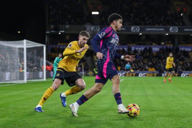 Nottingham Ormanı 'ndan Morgan Gibbs-White Premier League maçı sırasında Wolverhampton Wanderers, Nottingham Ormanı' na karşı Molineux, Wolverhampton, Birleşik Krallık 'ta 6 Ocak 2024' te