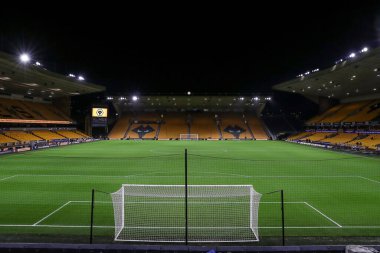 Wolverhampton Wanderers 'ın vatanı Molineux, Wolverhampton Wanderers maçı öncesinde Molineux, Wolverhampton, Birleşik Krallık, 6 Ocak 2024' te Nottingham Ormanı 'na karşı