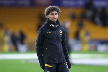 Wolverhampton Wanderers 'dan Pedro Lima Premier Lig karşılaşması öncesinde Molineux, Wolverhampton, Birleşik Krallık, 6 Ocak 2025' te Nottingham Ormanı 'na karşı oynanan maç öncesi ısınma maçında