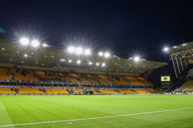 Wolverhampton Wanderers 'ın vatanı Molineux, Wolverhampton Wanderers maçı öncesinde Molineux, Wolverhampton, Birleşik Krallık, 6 Ocak 2025' te Nottingham Ormanı 'na karşı