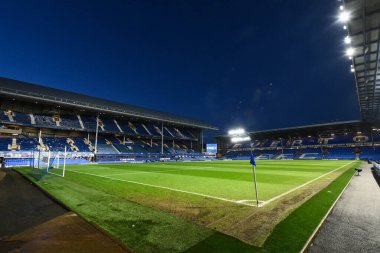 Goodison Park 'ın genel görünümü, Everton' ın evi, 9 Ocak 2025 tarihinde Birleşik Krallık Goodison Park 'ta oynanan Emirates FA Cup 3. tur karşılaşması öncesinde Everton ile Peterborough United arasında.