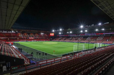 Bramall Lane 'in genel görünümü, 9 Ocak 2025' te İngiltere 'nin Sheffield Lane kentinde oynanan ve Sheffield United' ın Cardiff City 'e karşı oynadığı 3.