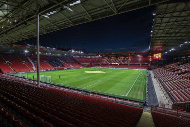 Bramall Lane 'in genel görünümü, 9 Ocak 2025' te İngiltere 'nin Sheffield Lane kentinde oynanan ve Sheffield United' ın Cardiff City 'e karşı oynadığı 3.