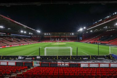 Bramall Lane 'in genel görünümü, 9 Ocak 2025' te İngiltere 'nin Sheffield Lane kentinde oynanan ve Sheffield United' ın Cardiff City 'e karşı oynadığı 3.