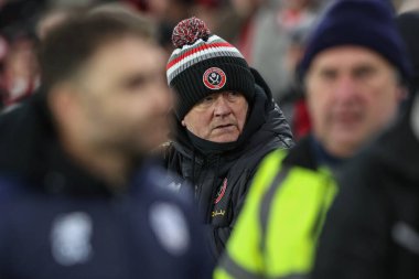 Sheffield United 'ın teknik direktörü Sheffield United, 9 Ocak 2025 tarihinde Bramall Lane, Sheffield, İngiltere' de Sheffield United 'a karşı oynanan 3.