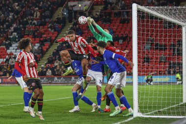 Cardiff City 'den Ethan Horvath, 9 Ocak 2025' te Bramall Lane, Sheffield, İngiltere 'de oynanan 3.